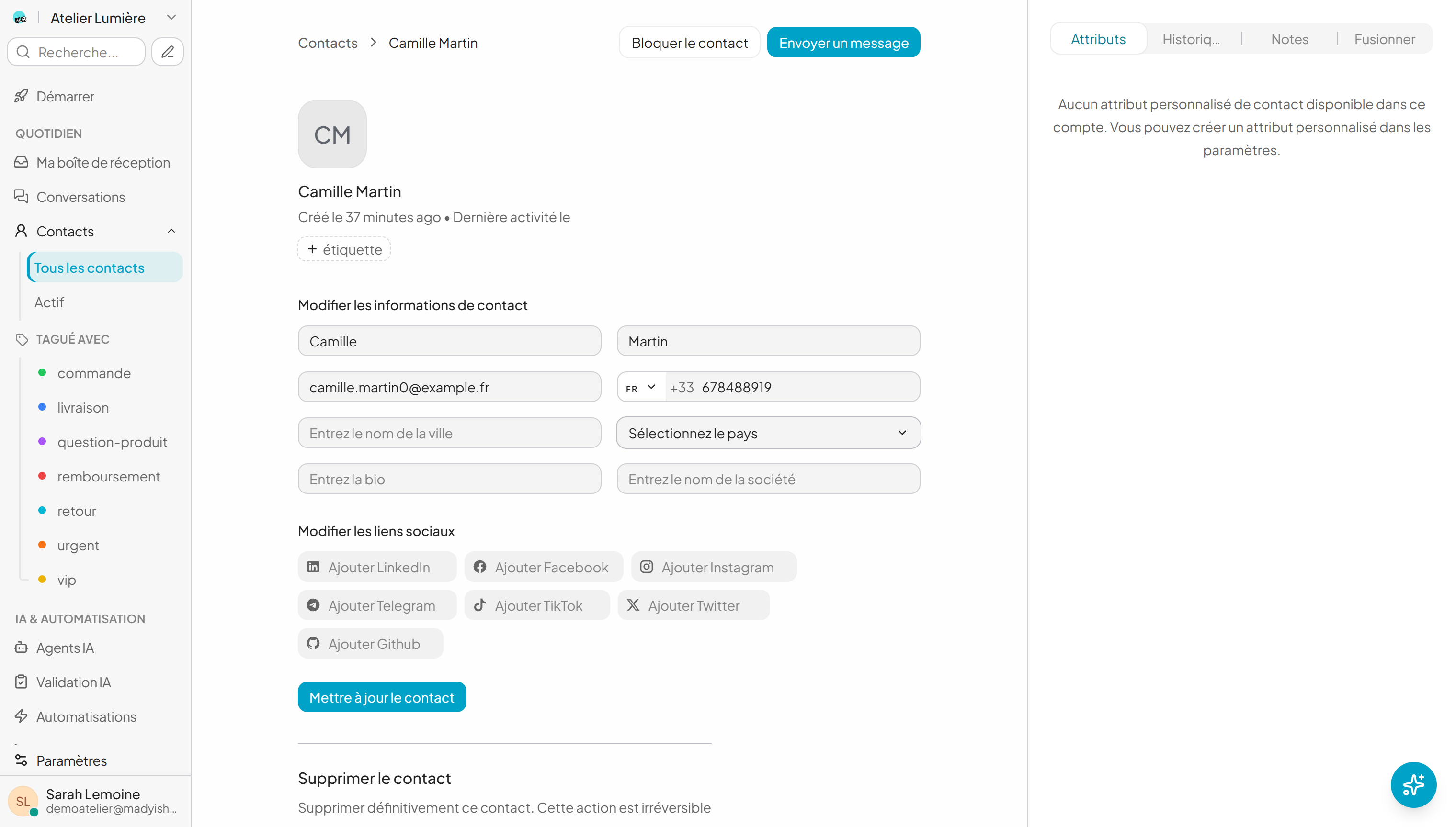 Kontaktprofil